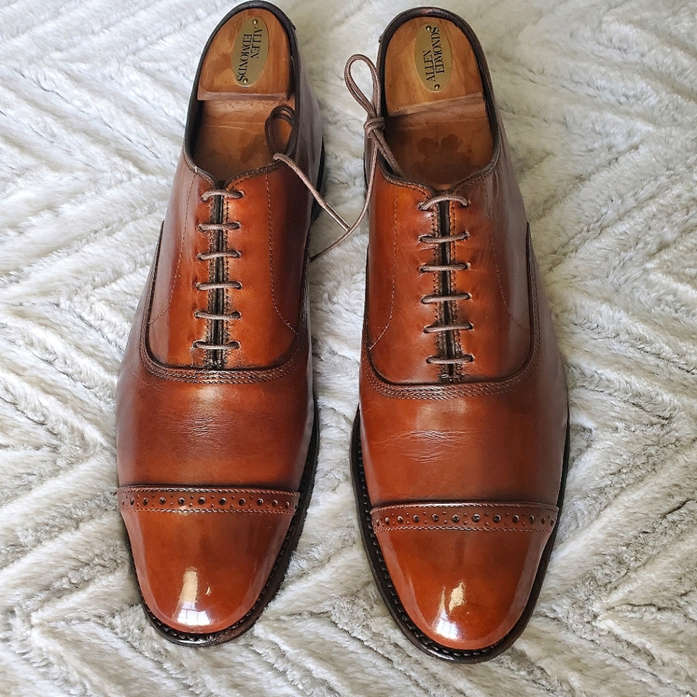 Allen Edmonds Fifth Avenue Captoe Oxfords Size 12D